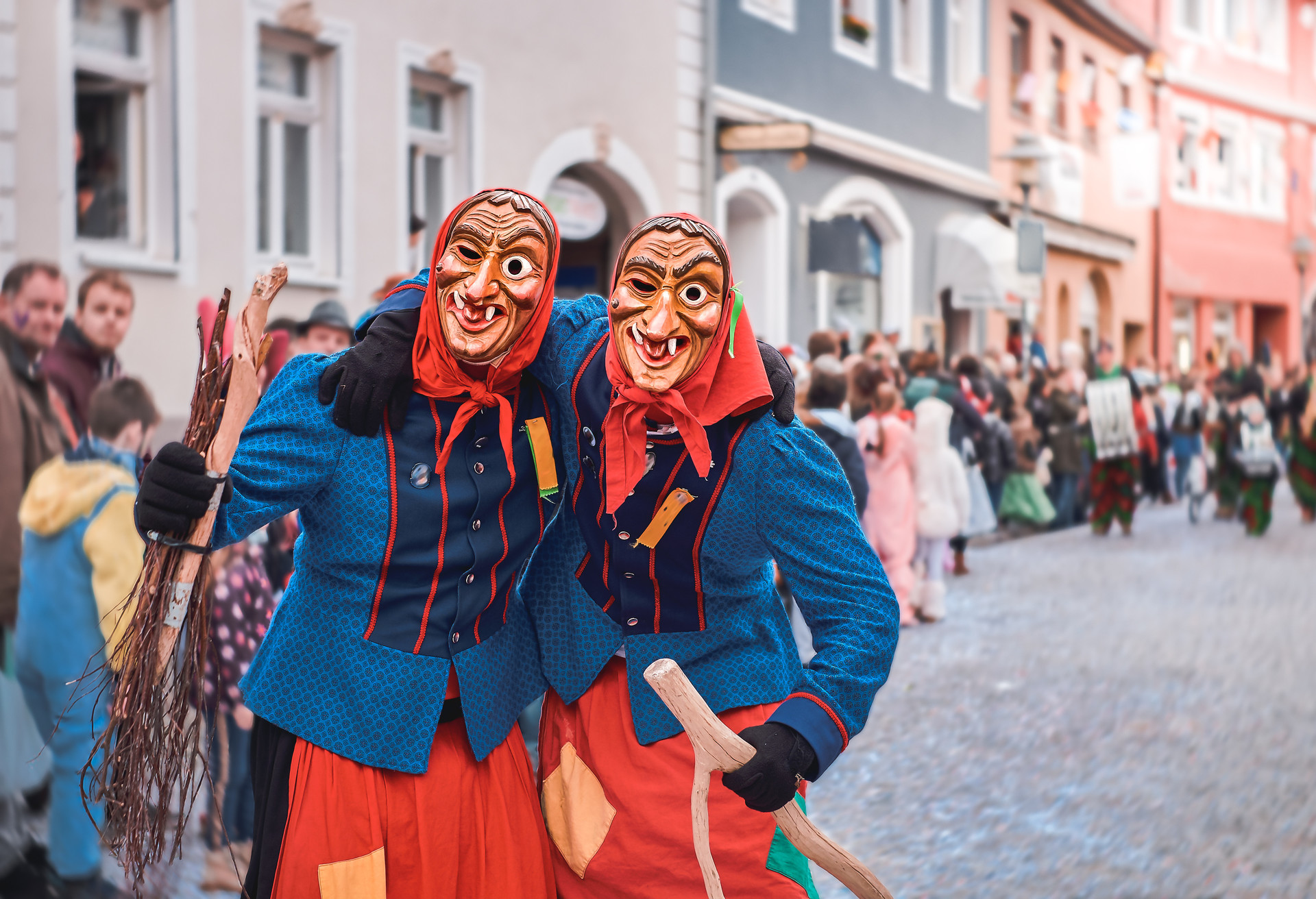 En el Carnaval de Colonia la fiesta dura toda la noche