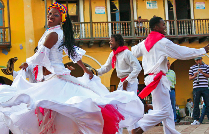 baile colombiano en bailes del mundo