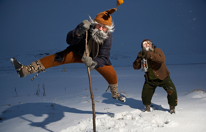 4. Los jóvenes Yule, una tradición del folclore navideño islandés, que forma parte de las tradiciones navideñas en el mundo