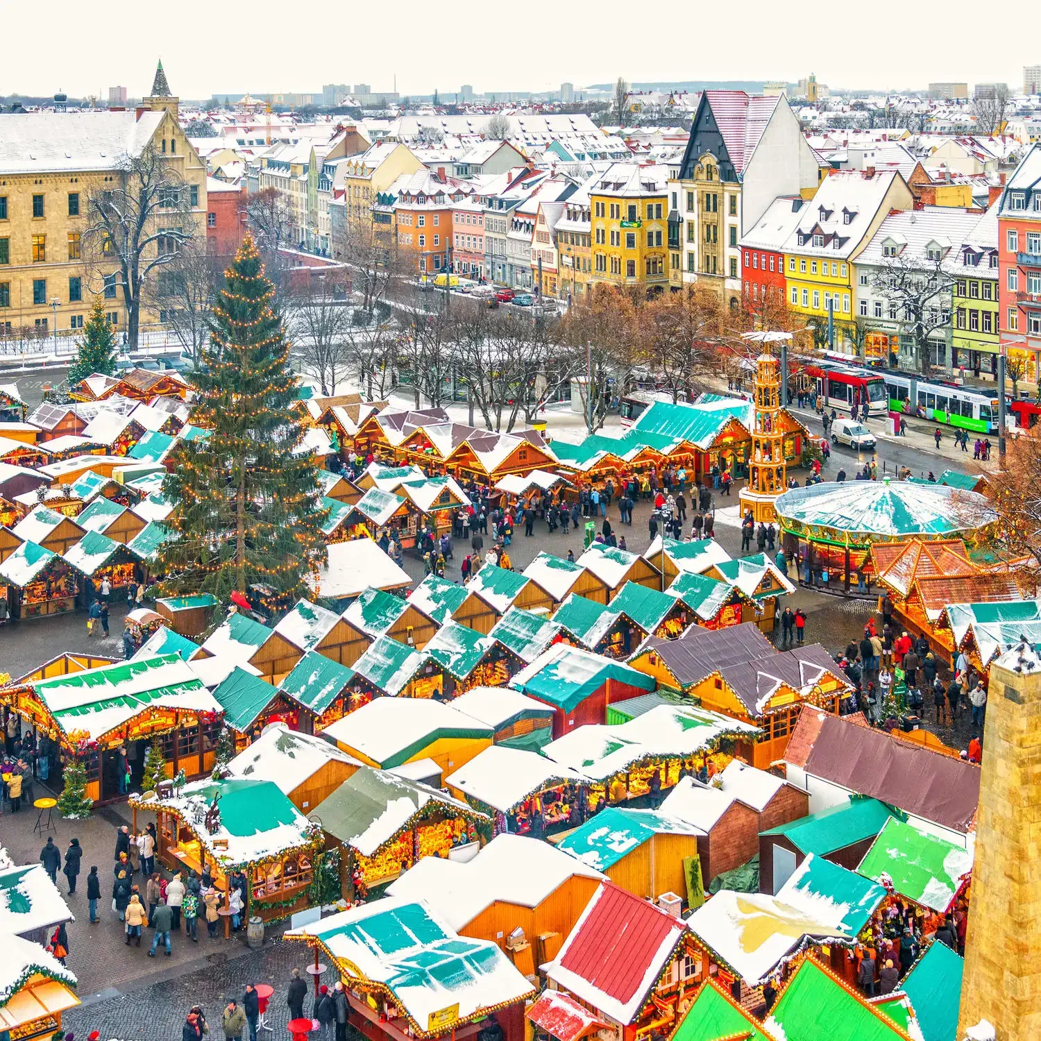 Erfurt durante la Navidad