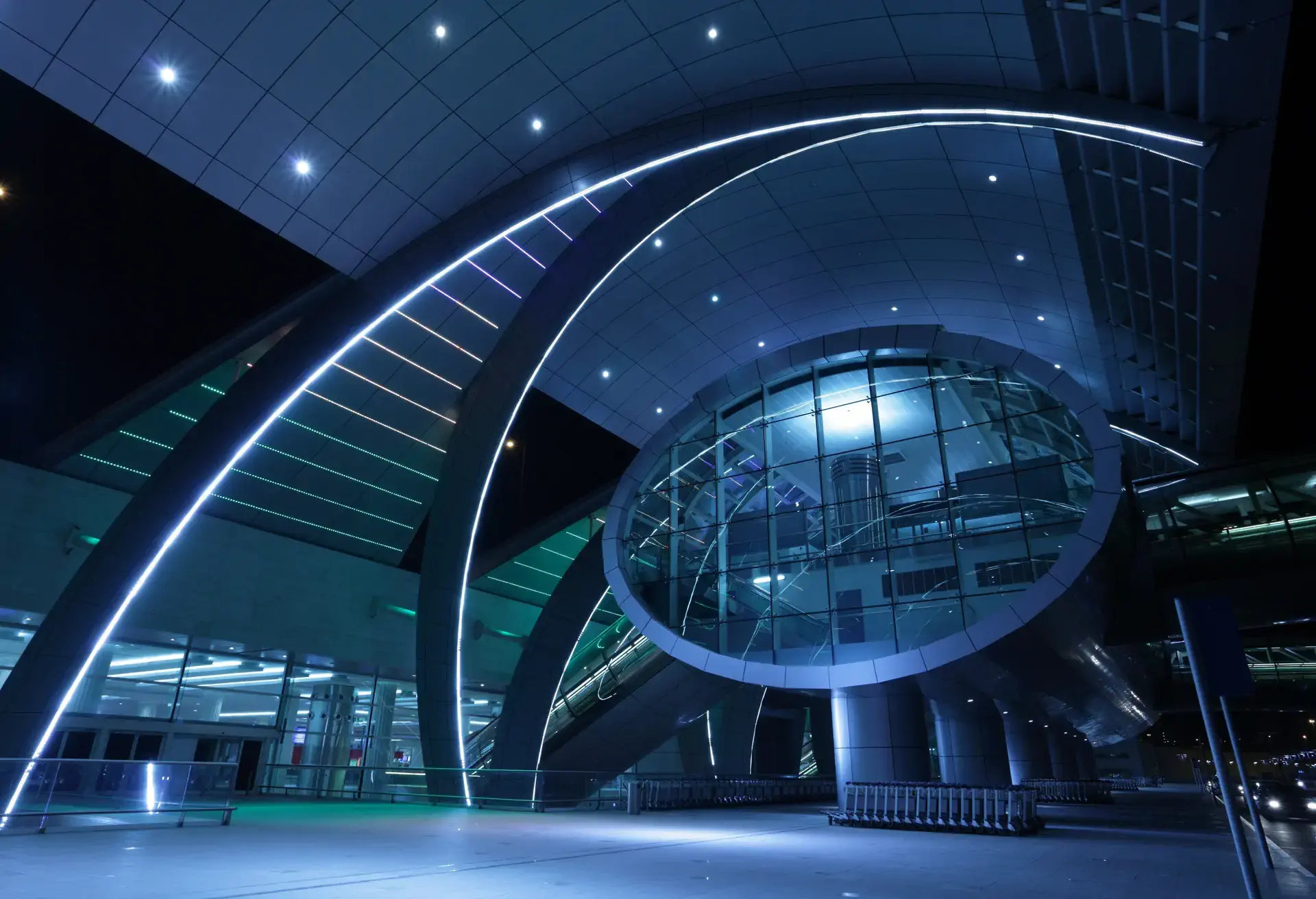 La terminal 3 del aeropuerto de Dubái era el mayor edificio del mundo en el momento de su construcción