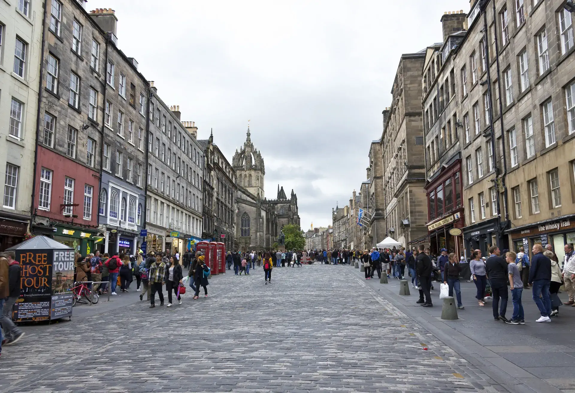 The Royal Mile en Edimburgo
